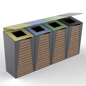 poubelle-urbaine-tri-selectif-acier-et-bois-avec-toit-4