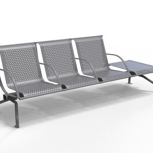 banc-public-acier-pour gares-aeroports