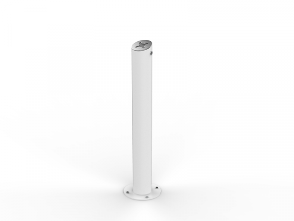 Cendrier urbain rond en acier – Image 2