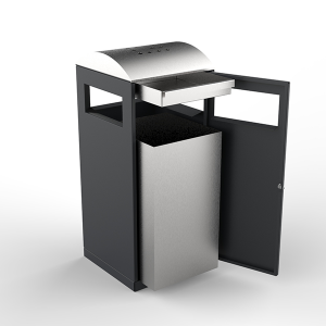 poubelle-urbaine-acier-toit-arrondi-filiametal