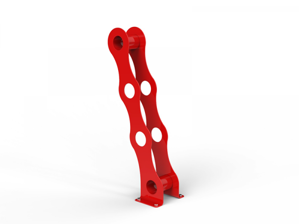 Support vélo acier design chaîne de vélo – Image 9