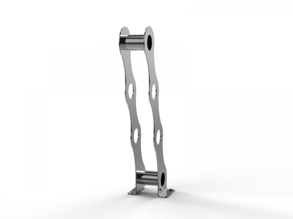 Support vélo acier design chaîne de vélo – Image 11