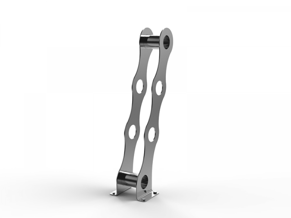 Support vélo acier design chaîne de vélo – Image 10