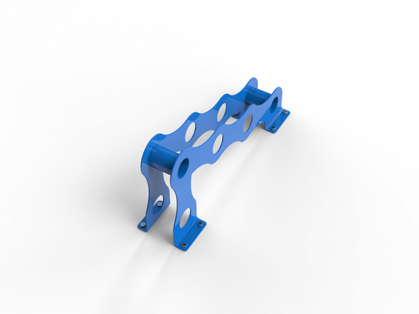 Support vélo bas acier design chaîne de vélo – Image 5