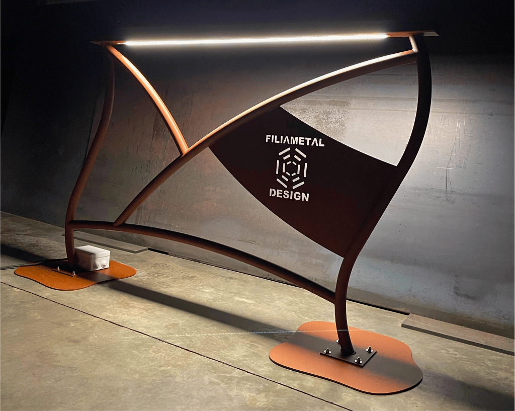 borne-lumineuse-metal-mobilier-urbain-filiametal