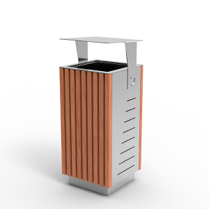 corbeille-de-ville-acier-et-bois-avec-toit-cendrier-option